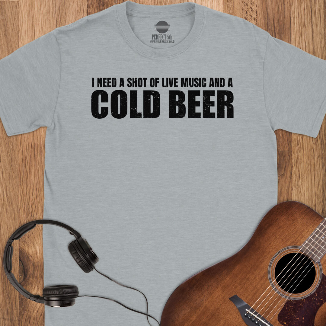 Cold Beer & Music T-Shirt