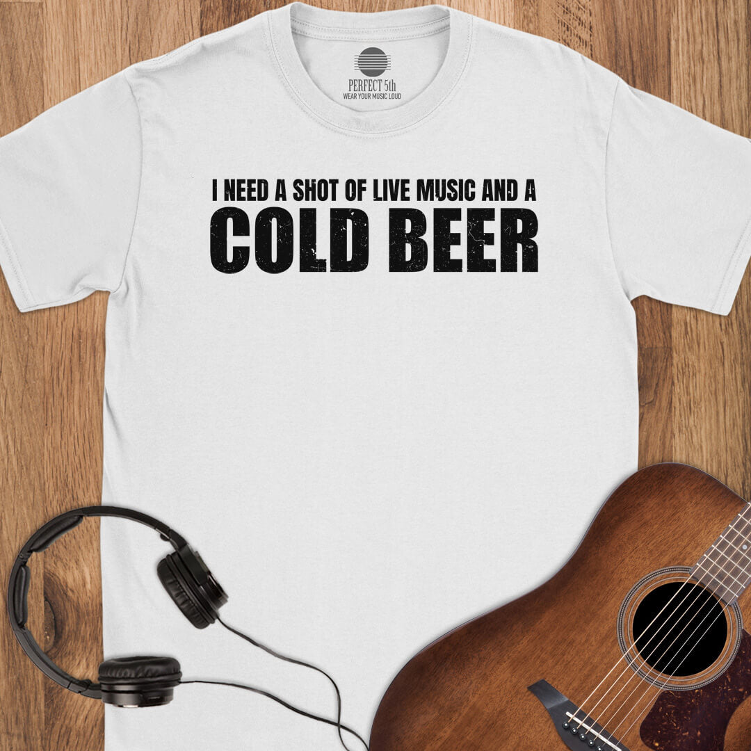 Cold Beer & Music T-Shirt