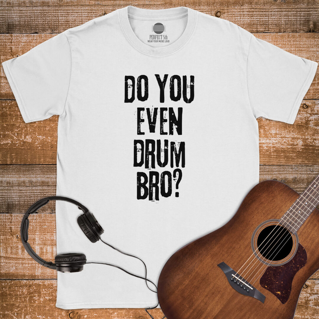 DRUM BRO CHECK T-SHIRT