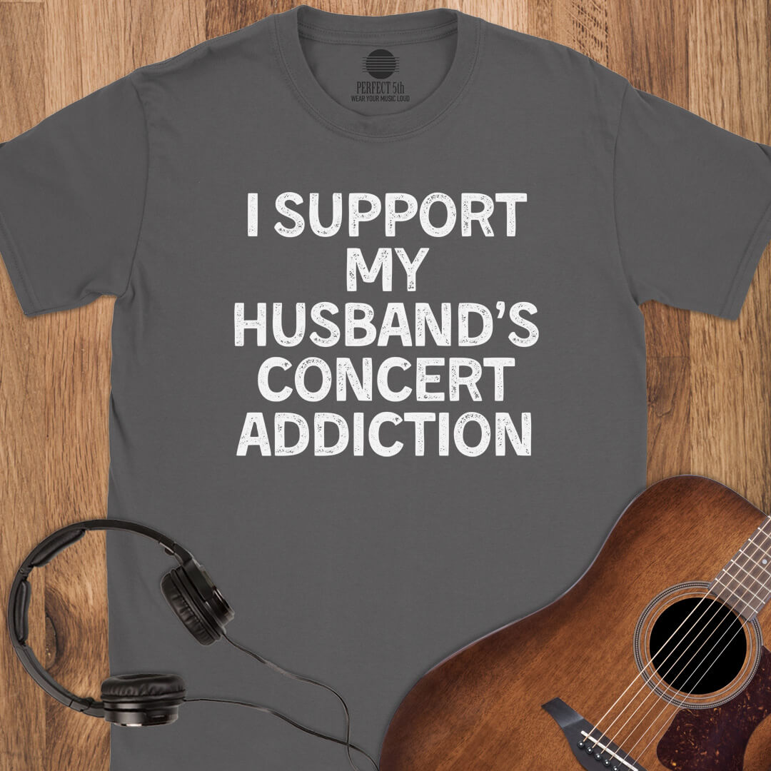 Husband Concert Support T-Shirt