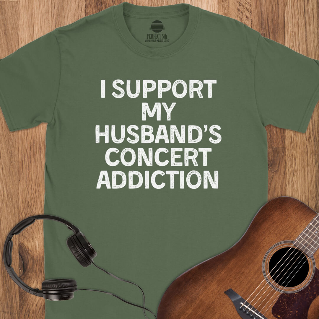 Husband Concert Support T-Shirt