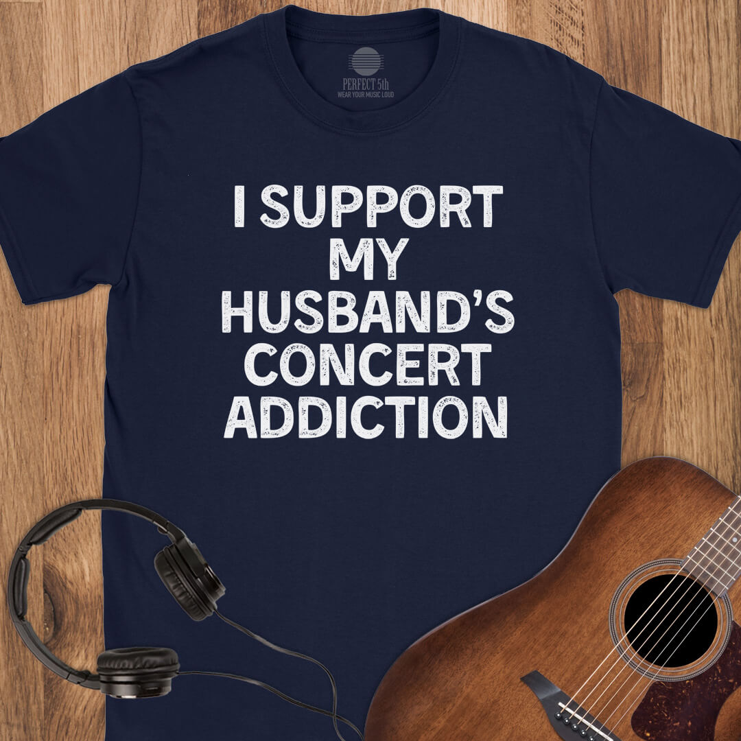Husband Concert Support T-Shirt