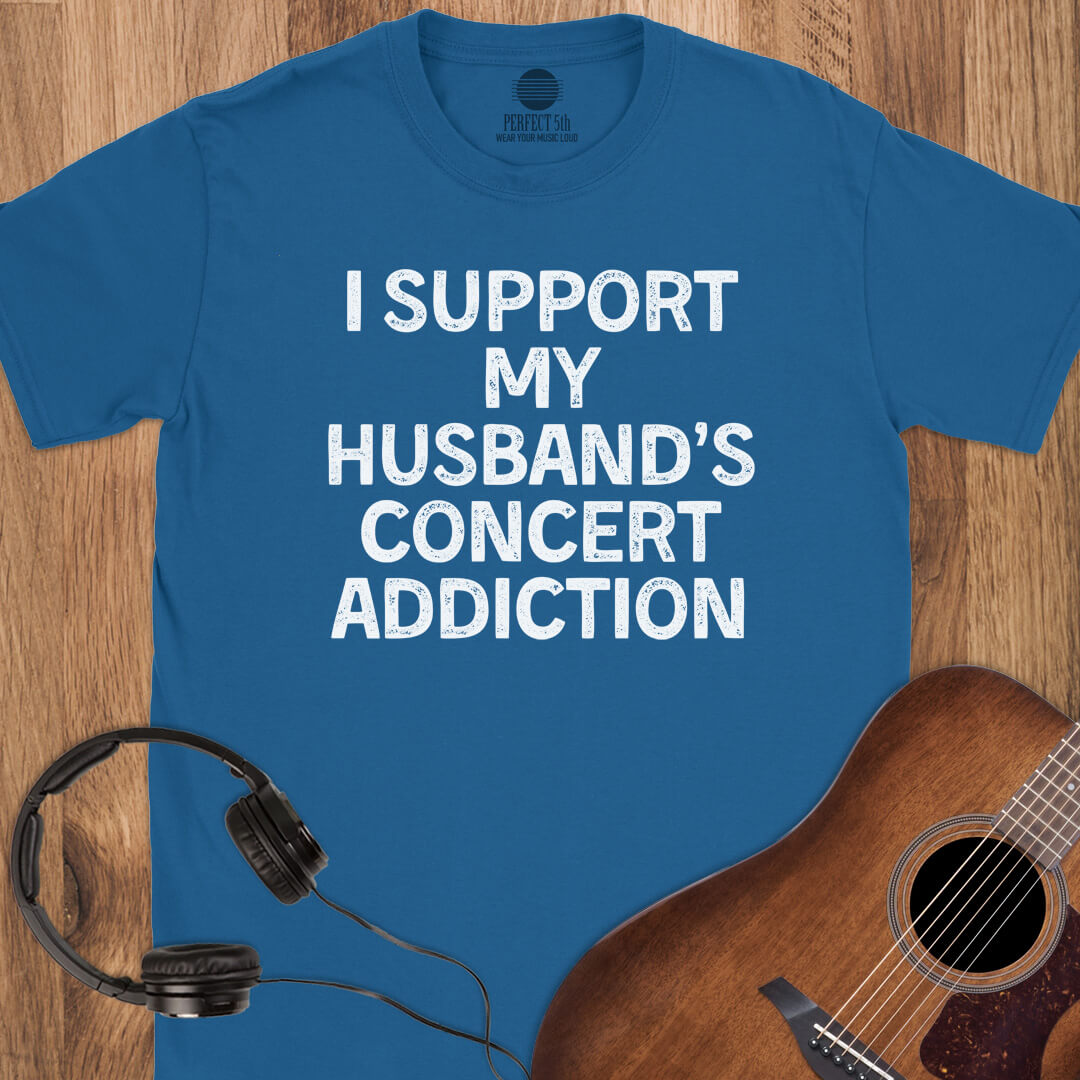 Husband Concert Support T-Shirt