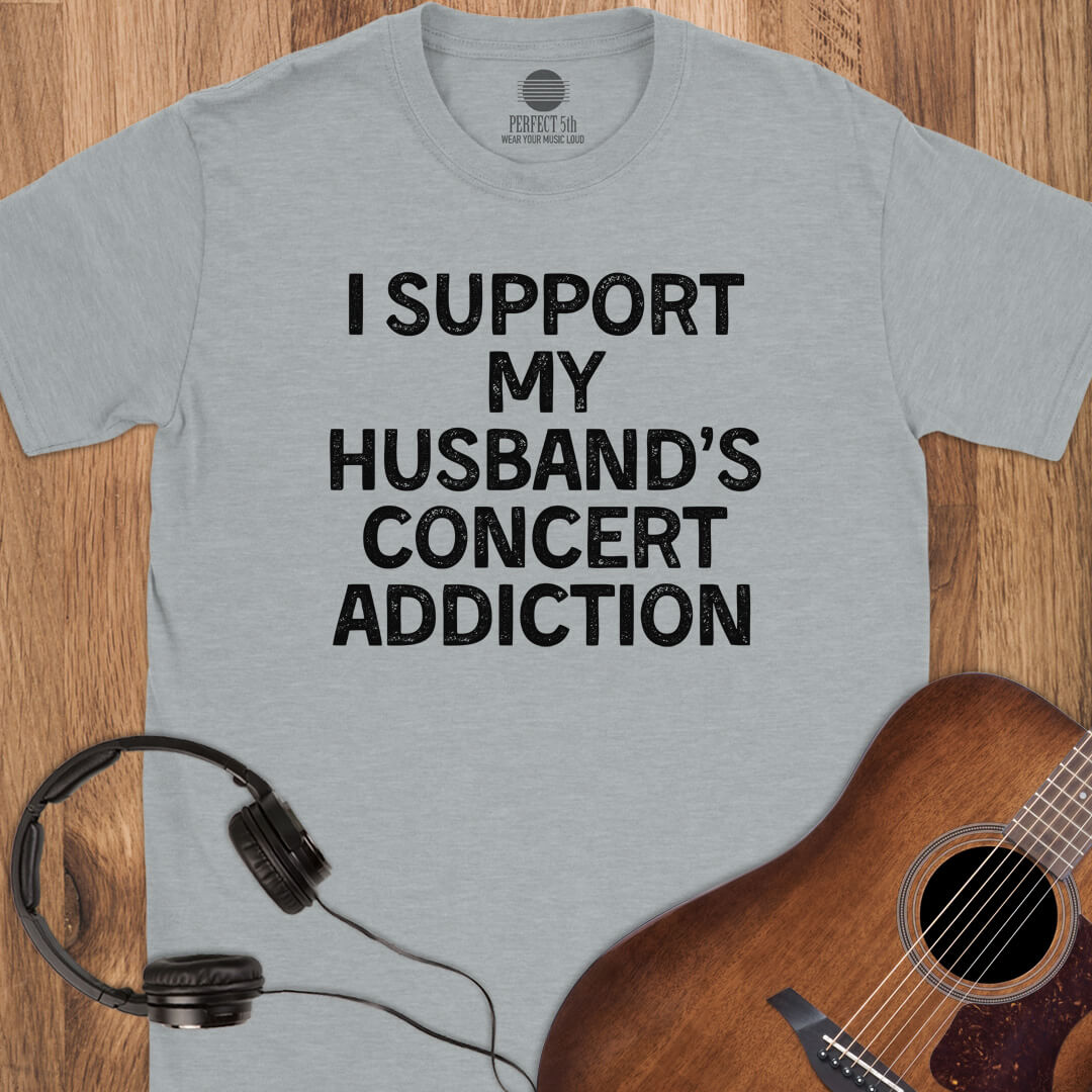 Husband Concert Support T-Shirt