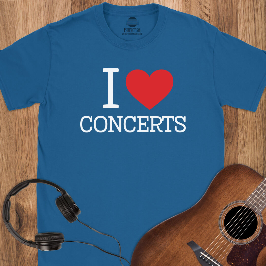 I Love Concerts T-Shirt