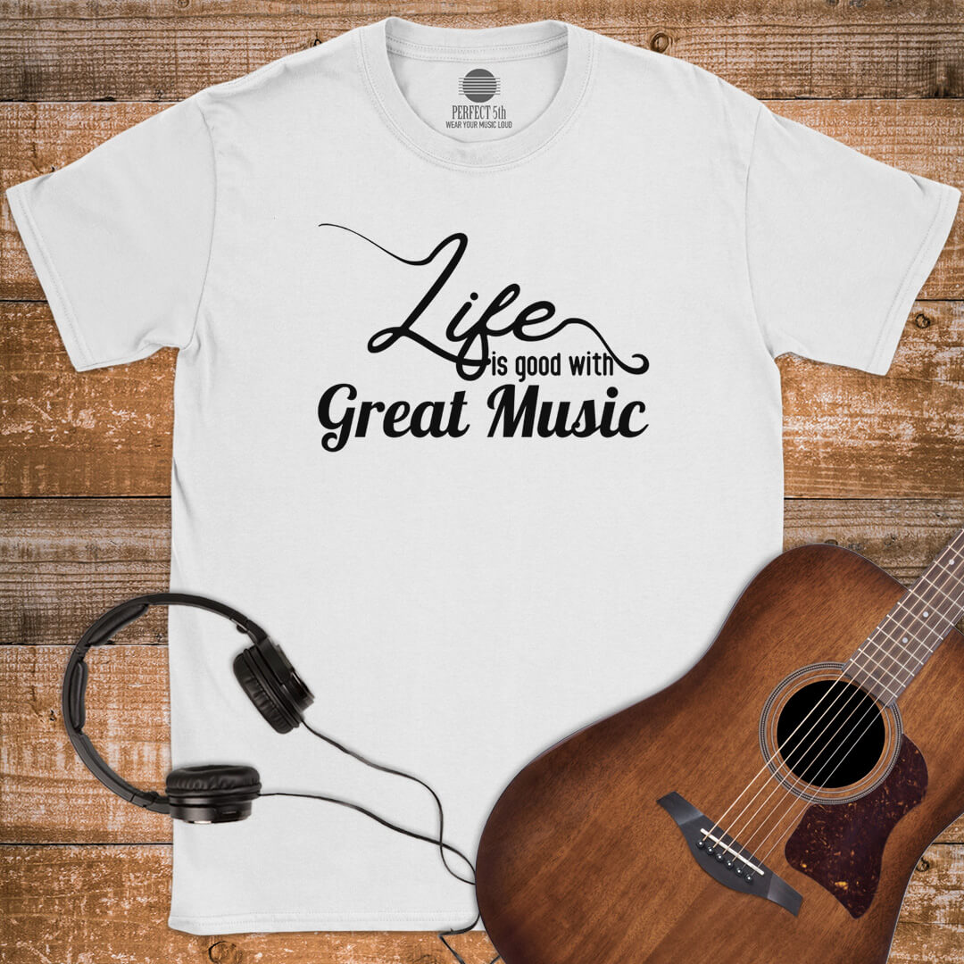 LIFE WITH MUSIC T-SHIRT