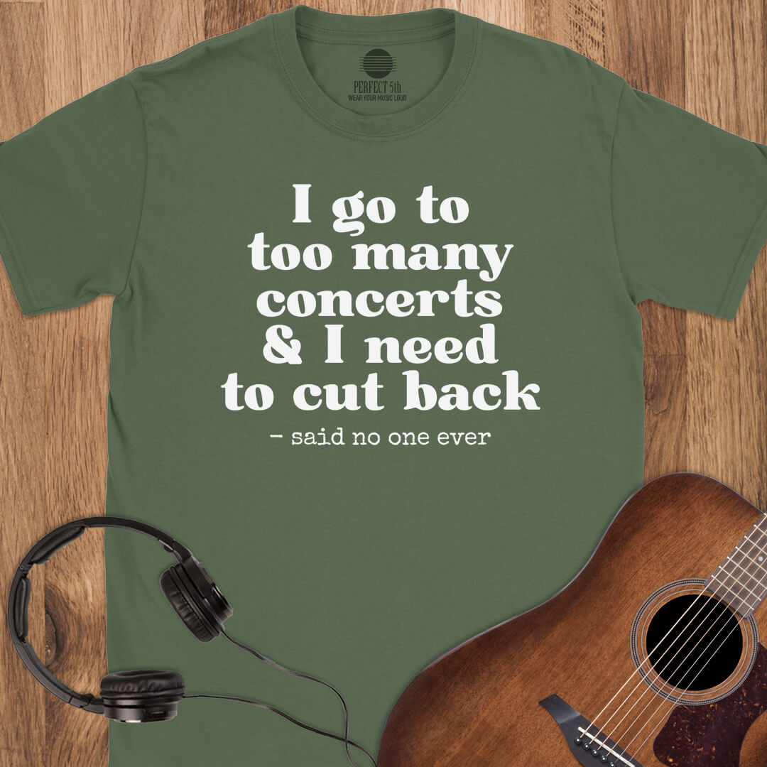 Never Cut Concerts T-Shirt