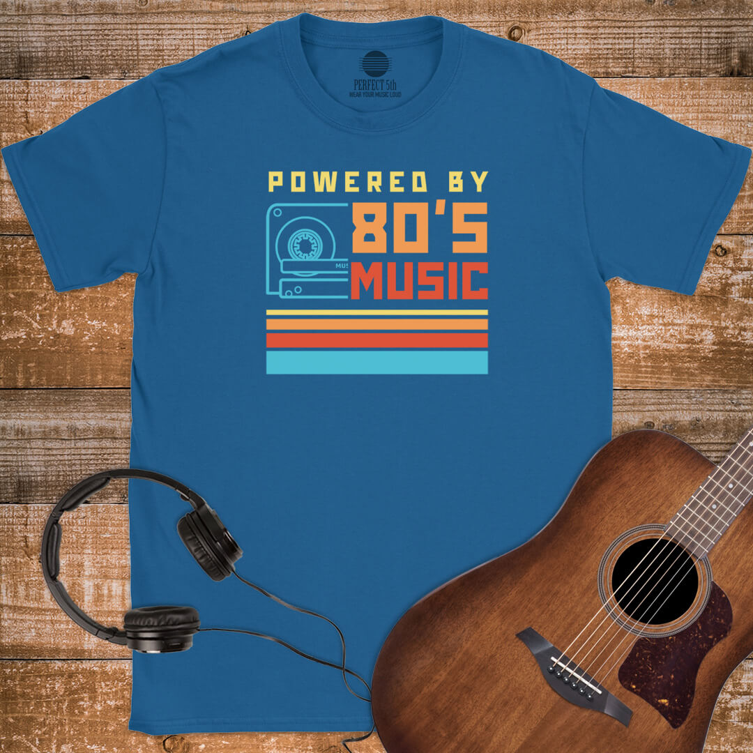 POWERED BY 80S T-SHIRT