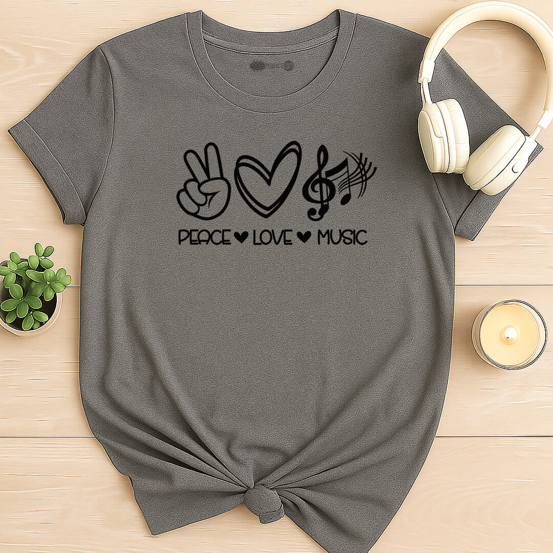 Peace Love Music T-Shirt