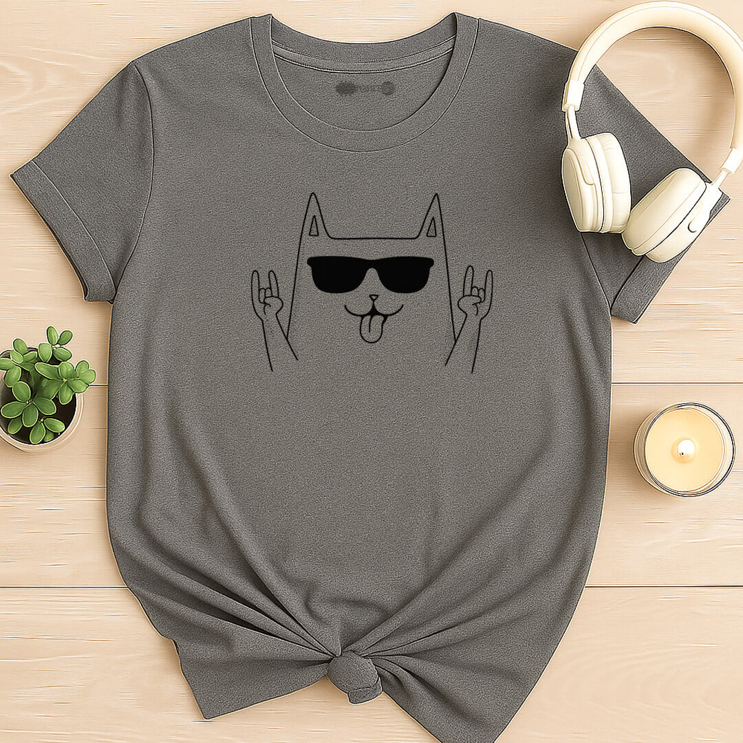 Rock On Kitty T-Shirt
