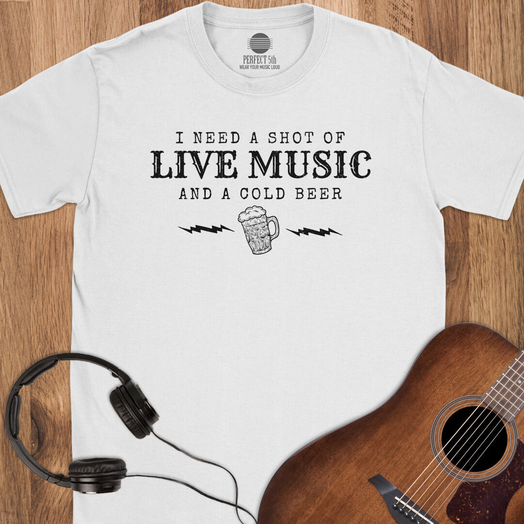 Shot of Music & Beer T-Shirt