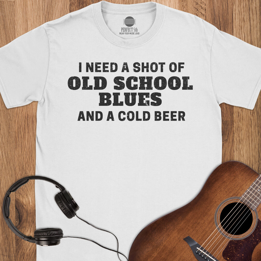 Shot of Old School Blues T-Shirt