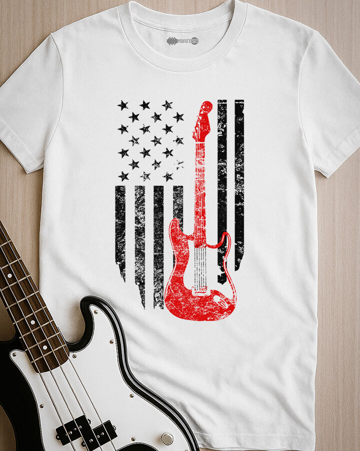Stars, Stripes & Six Strings T-Shirt
