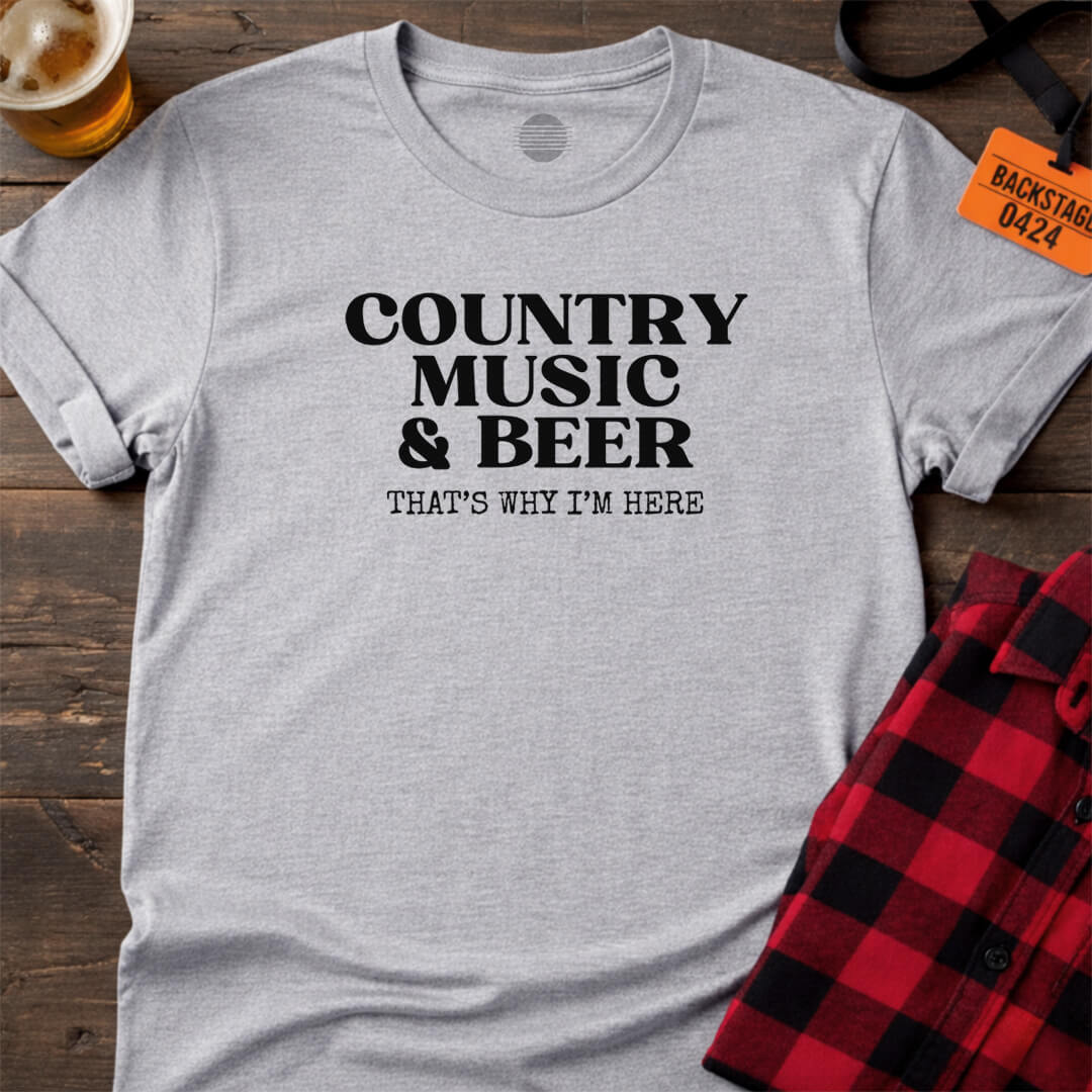 Country Music Beer Life T-Shirt