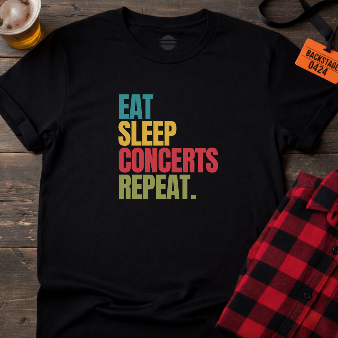 Eat Sleep Concerts T-Shirt