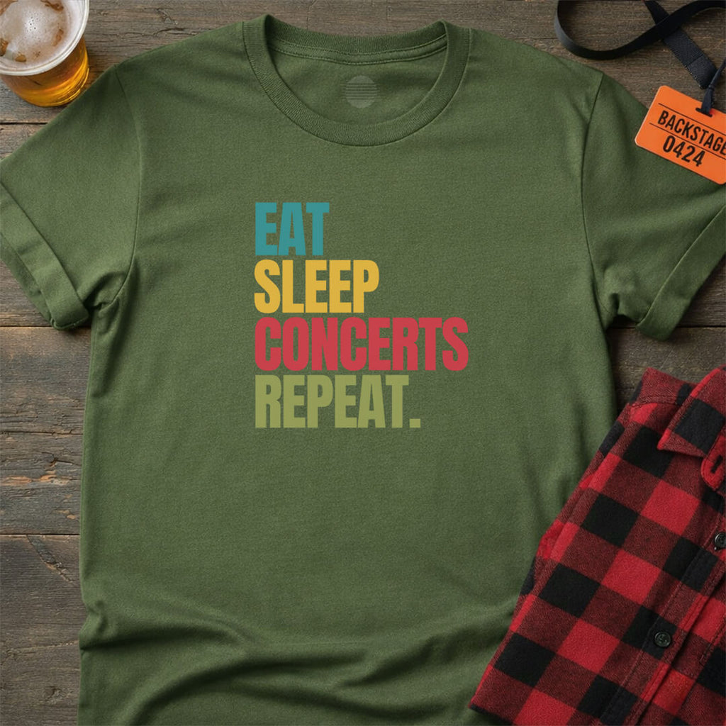 Eat Sleep Concerts T-Shirt