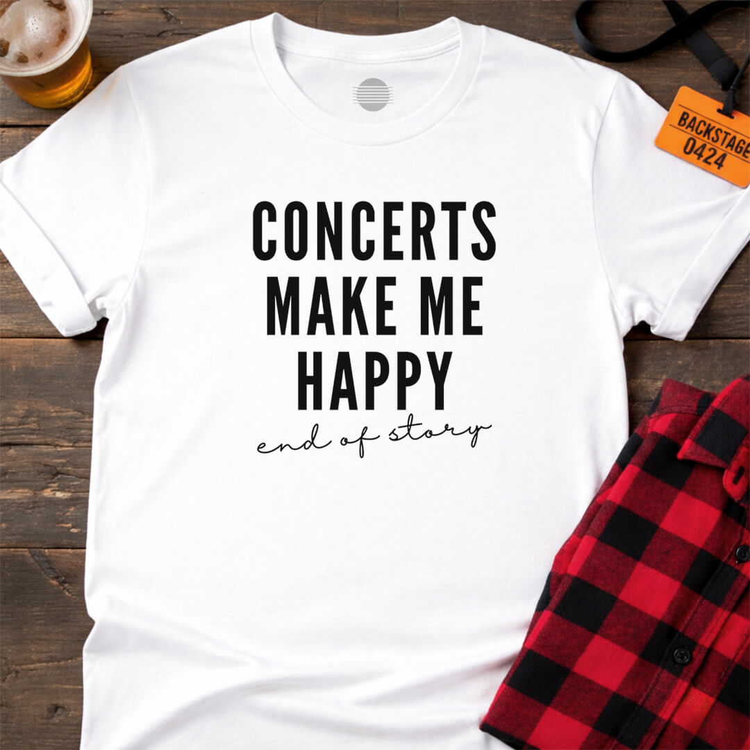 Happy at Concerts T-Shirt