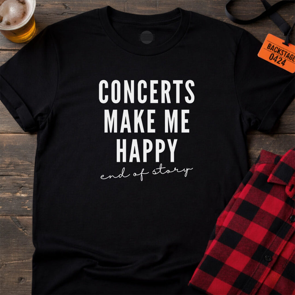 Happy at Concerts T-Shirt