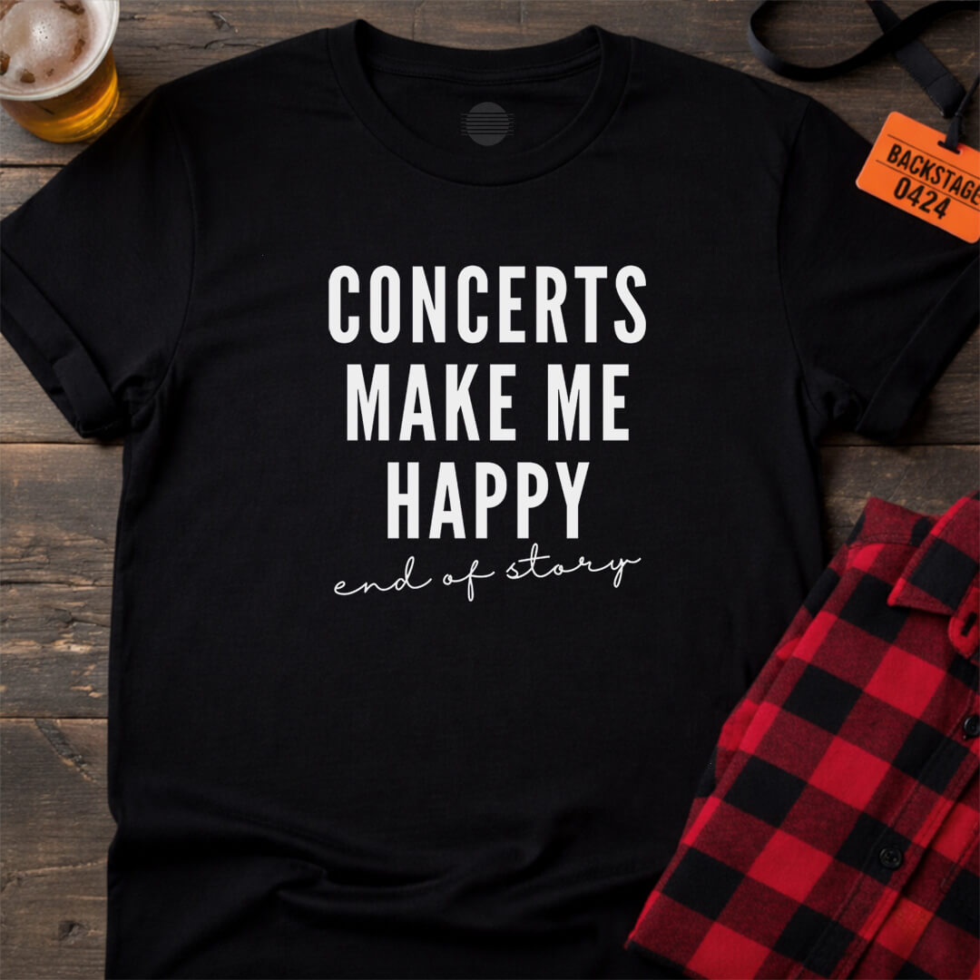 Happy at Concerts T-Shirt