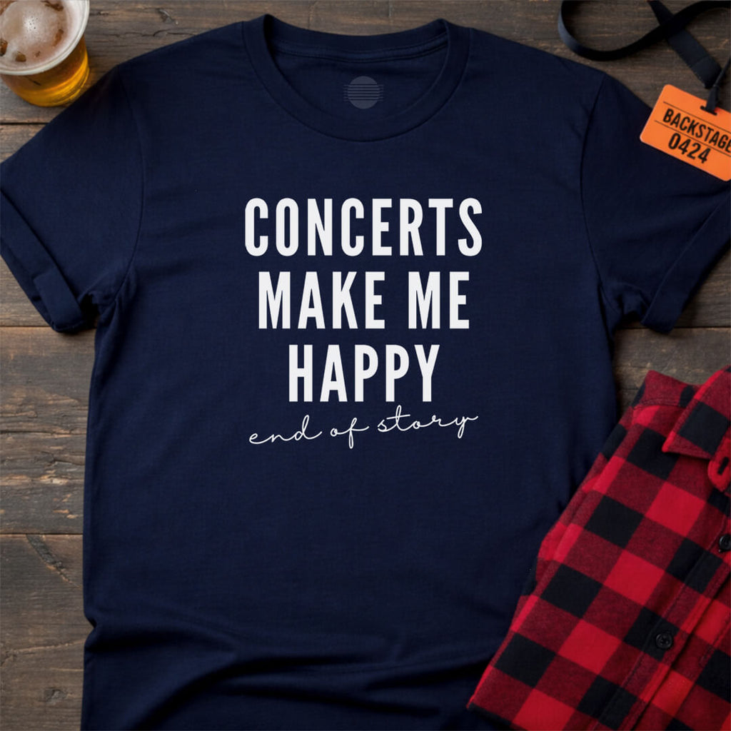 Happy at Concerts T-Shirt