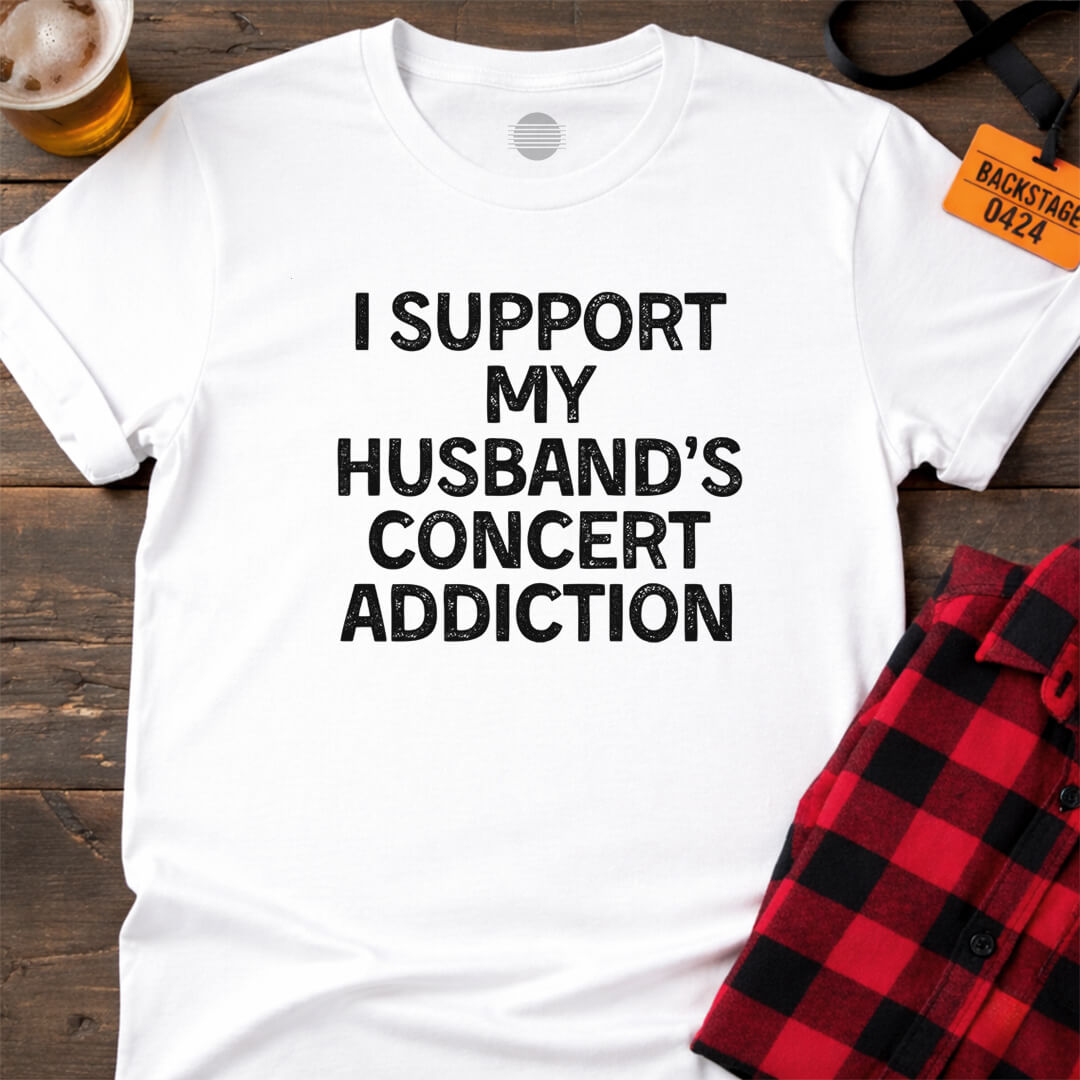 Husband Concert Support T-Shirt