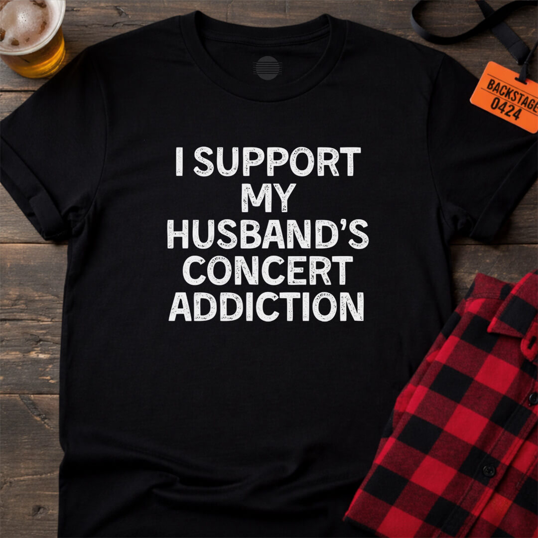Husband Concert Support T-Shirt