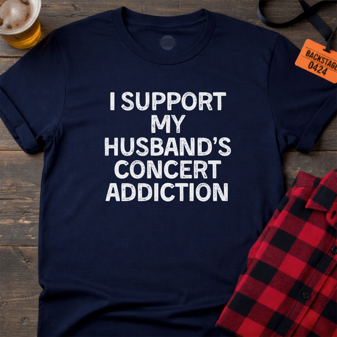 Husband Concert Support T-Shirt