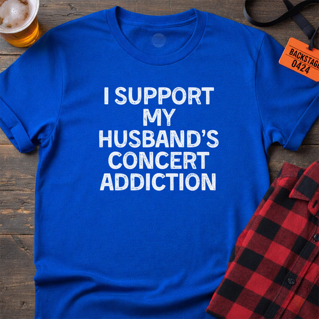 Husband Concert Support T-Shirt