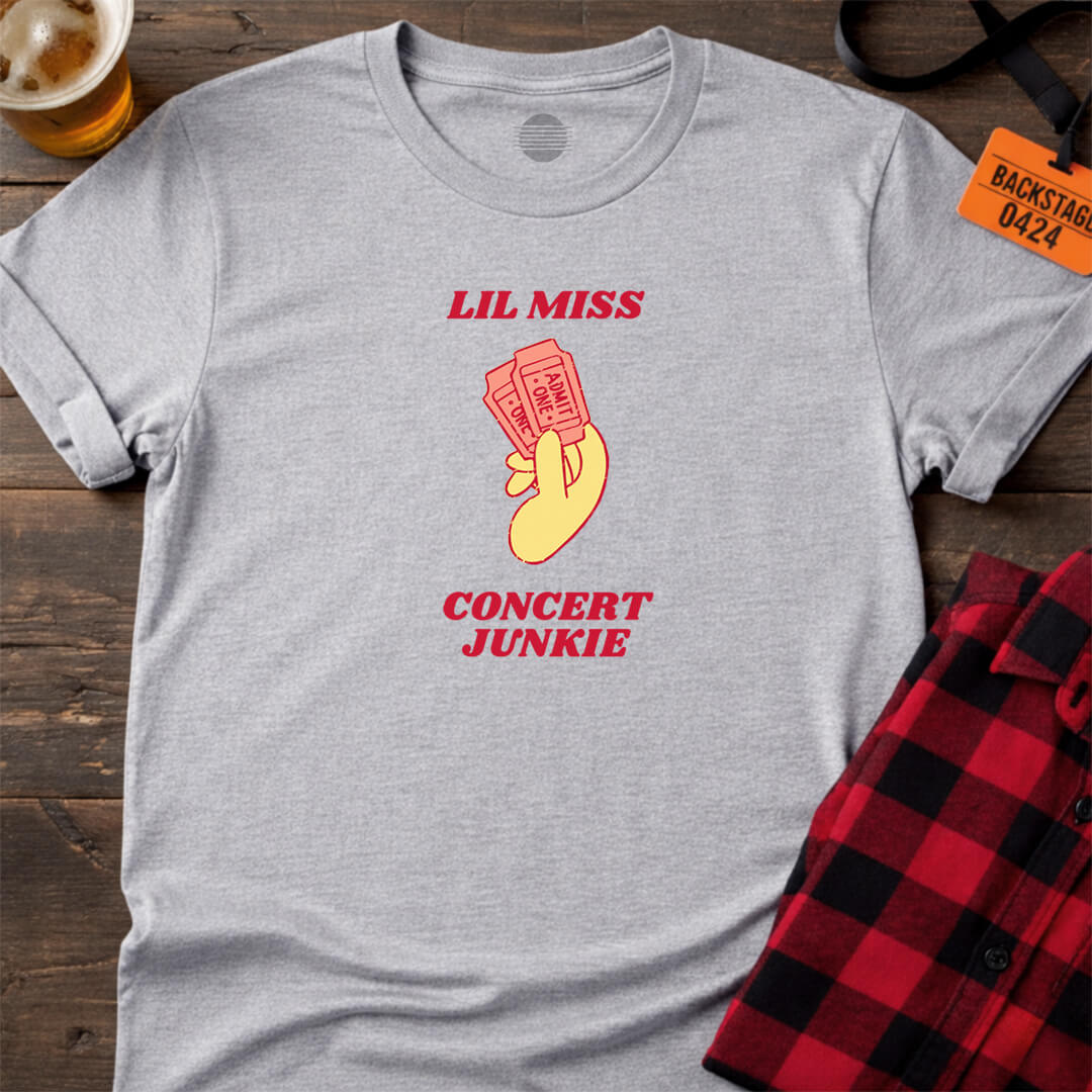 Lil Miss Concert Junkie T-Shirt