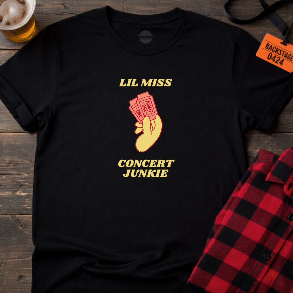 Lil Miss Concert Junkie T-Shirt
