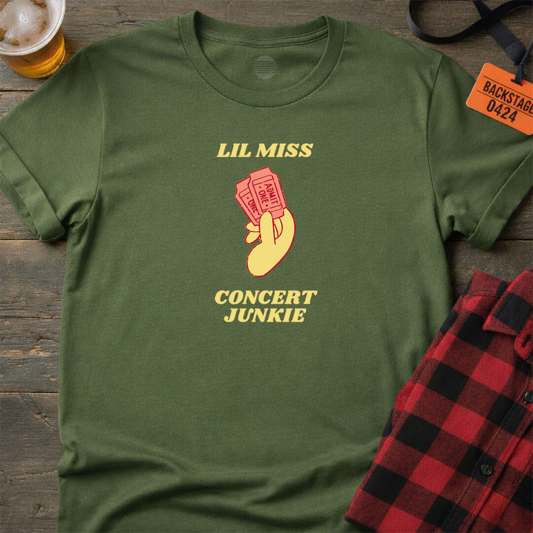 Lil Miss Concert Junkie T-Shirt