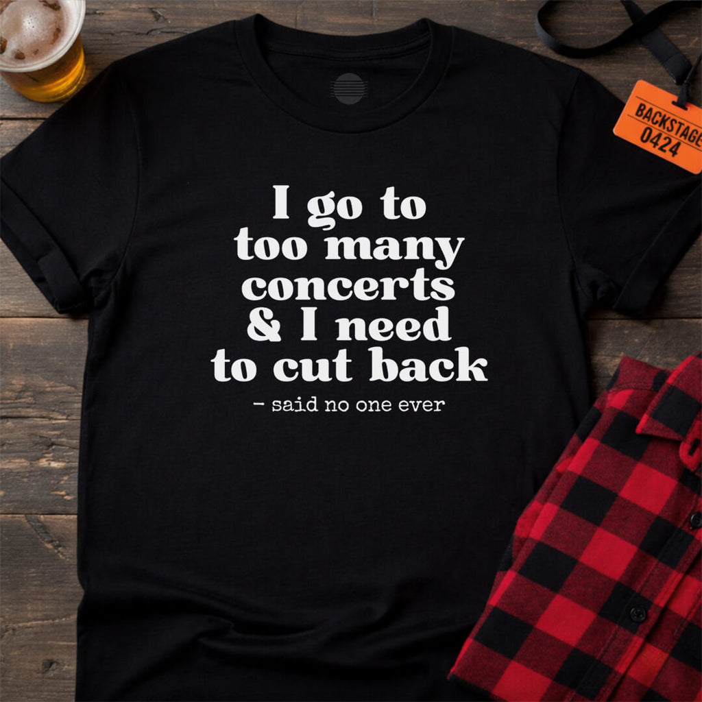 Never Cut Concerts T-Shirt