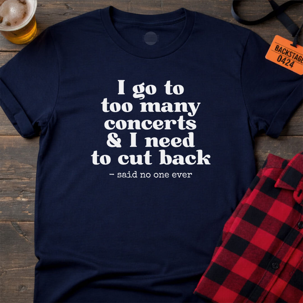 Never Cut Concerts T-Shirt