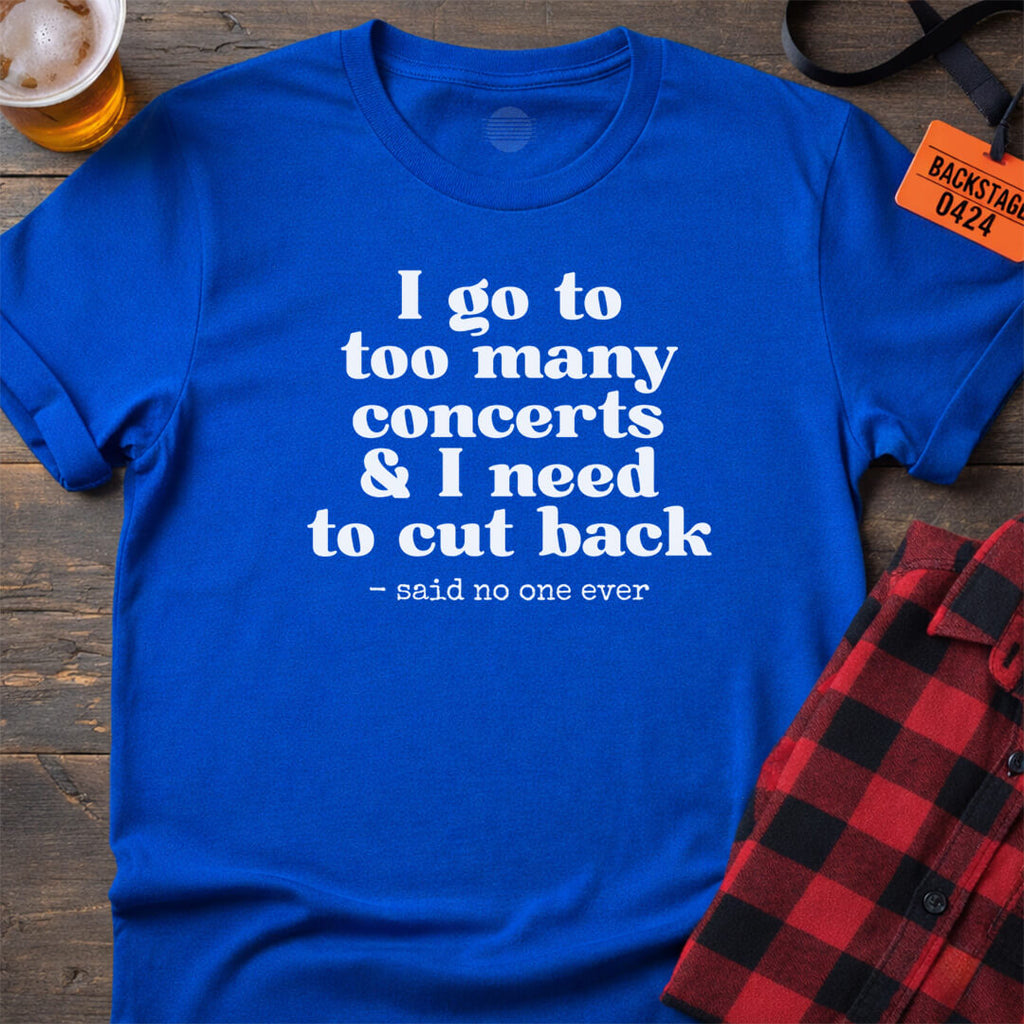 Never Cut Concerts T-Shirt