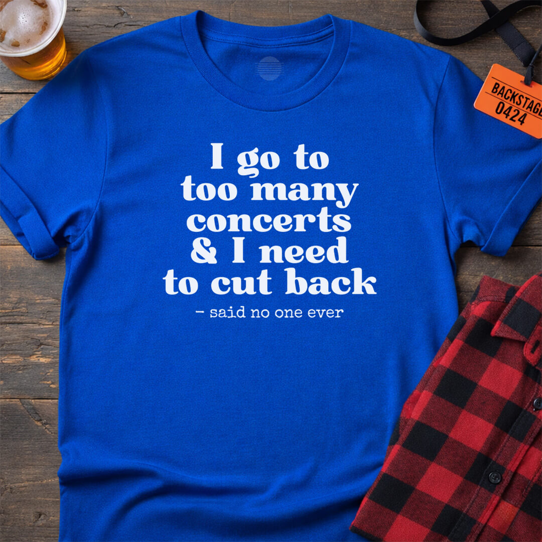 Never Cut Concerts T-Shirt