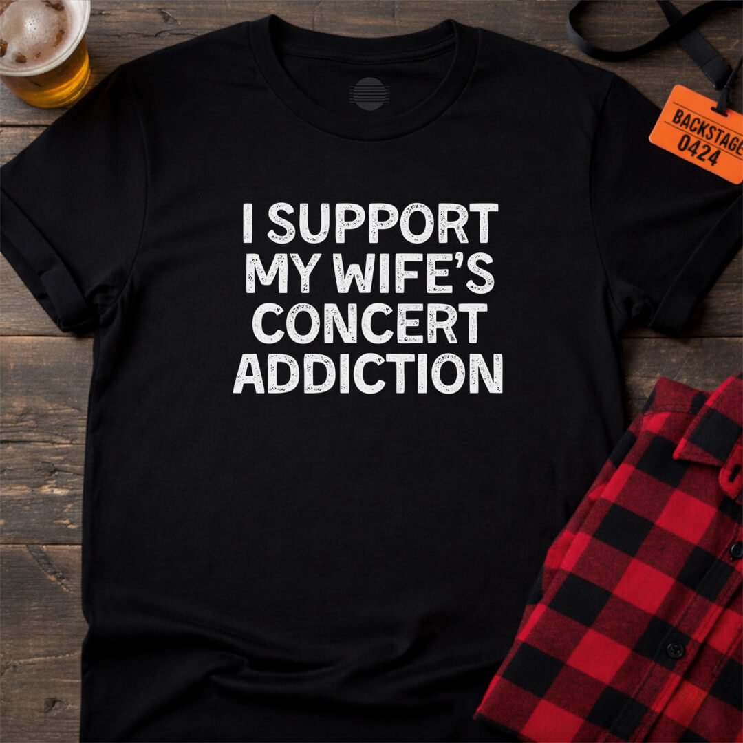 Wife Concert Support T-Shirt