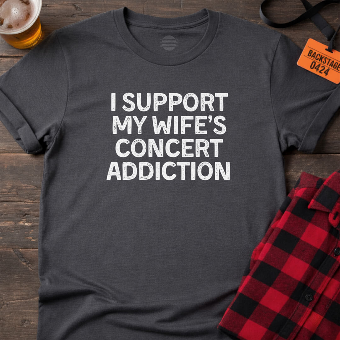 Wife Concert Support T-Shirt