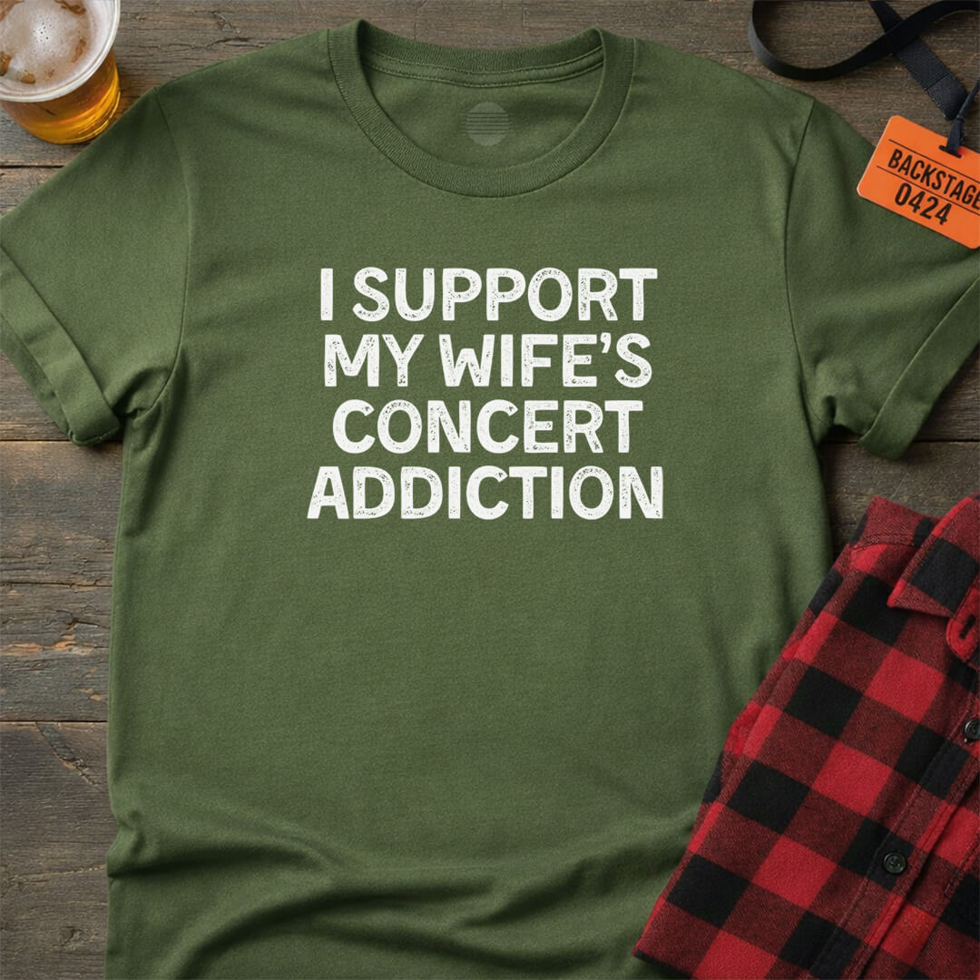 Wife Concert Support T-Shirt