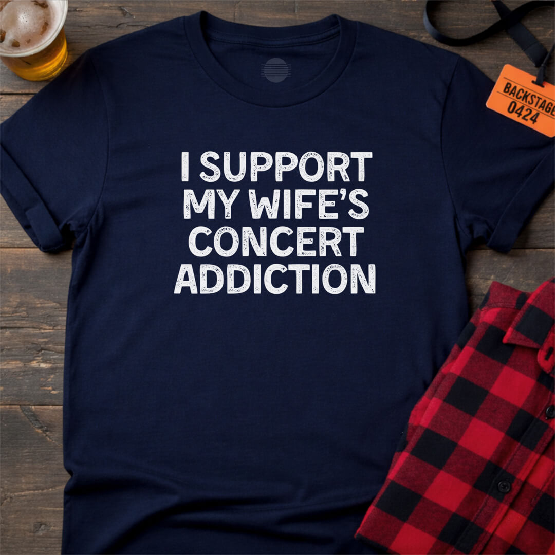 Wife Concert Support T-Shirt