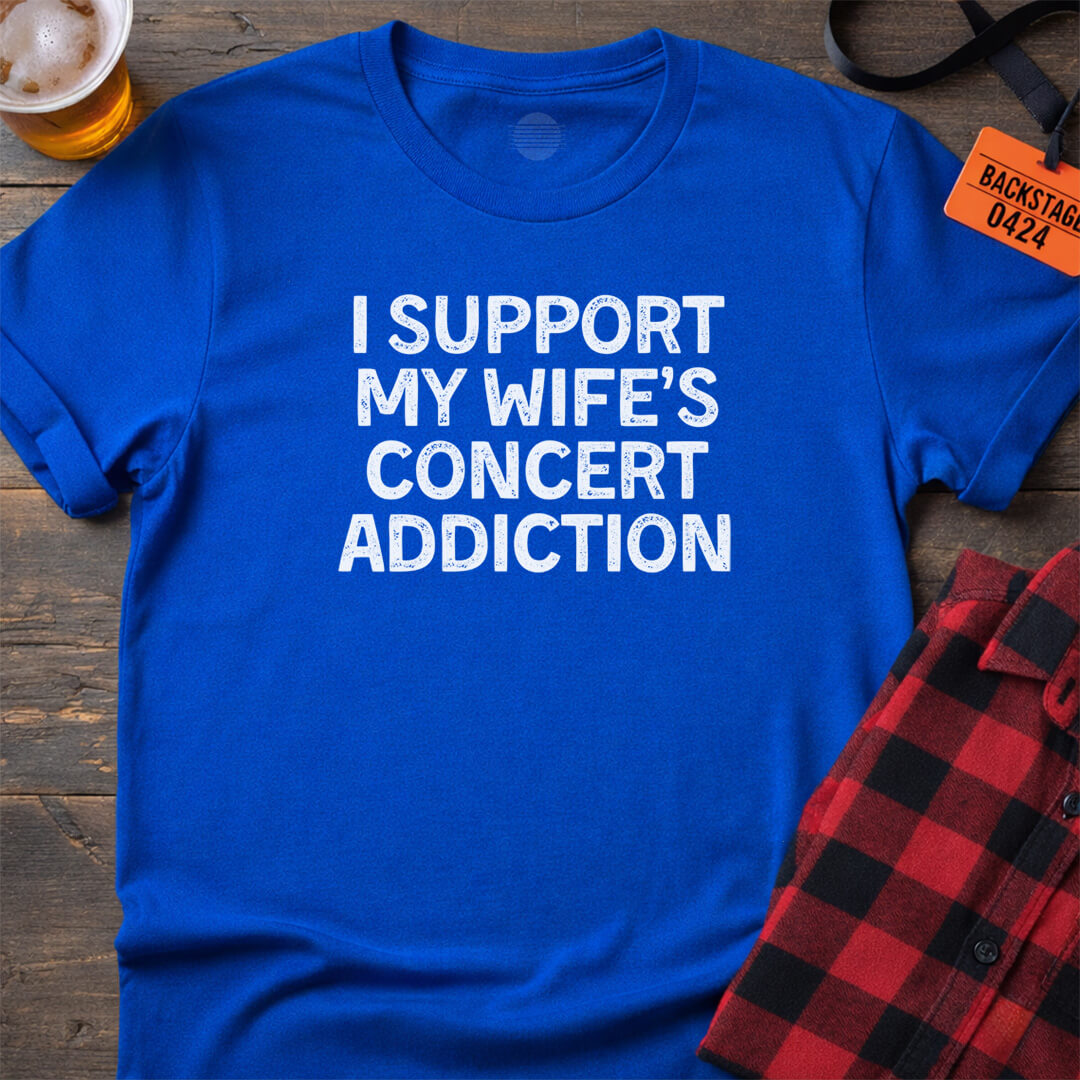 Wife Concert Support T-Shirt