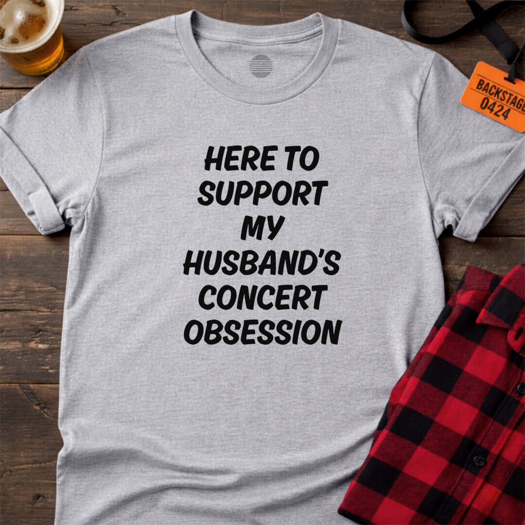 Husband's Concert Crew T-Shirt