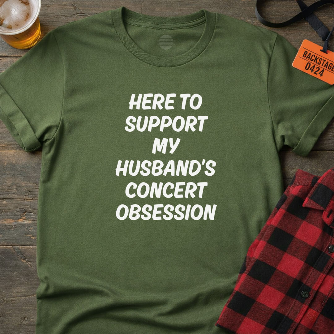 Husband's Concert Crew T-Shirt