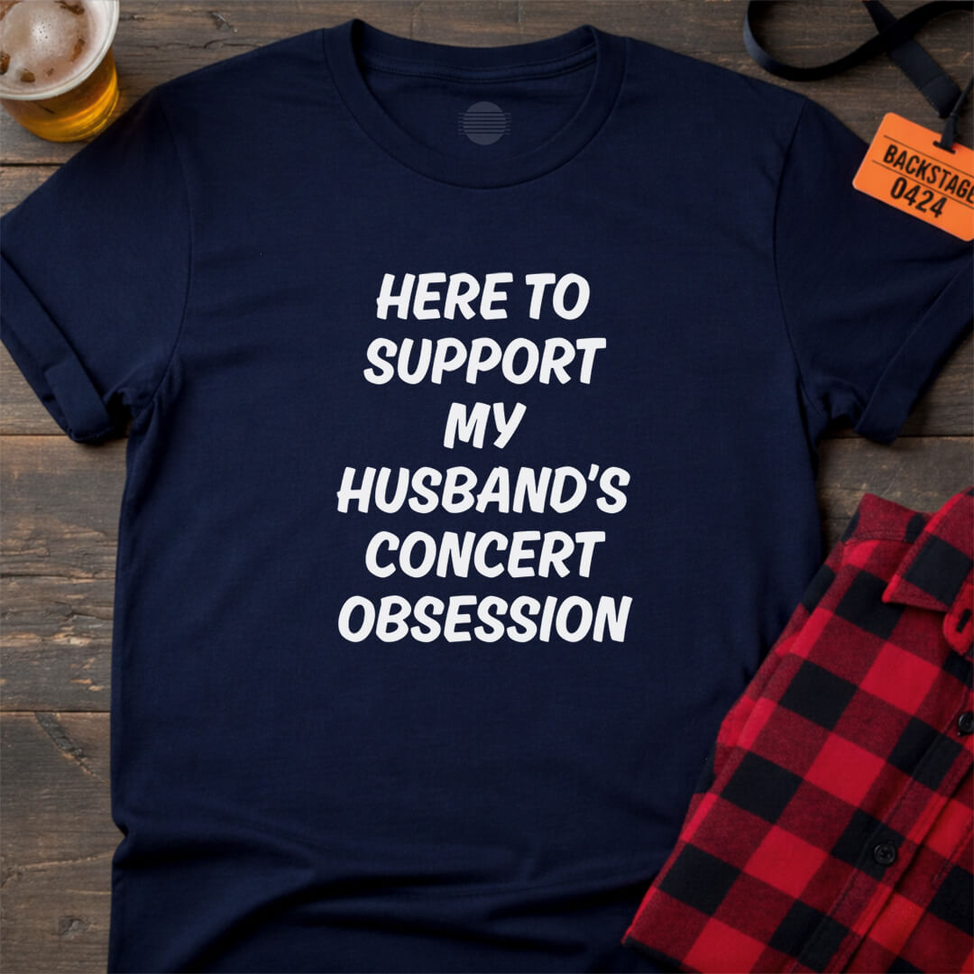 Husband's Concert Crew T-Shirt