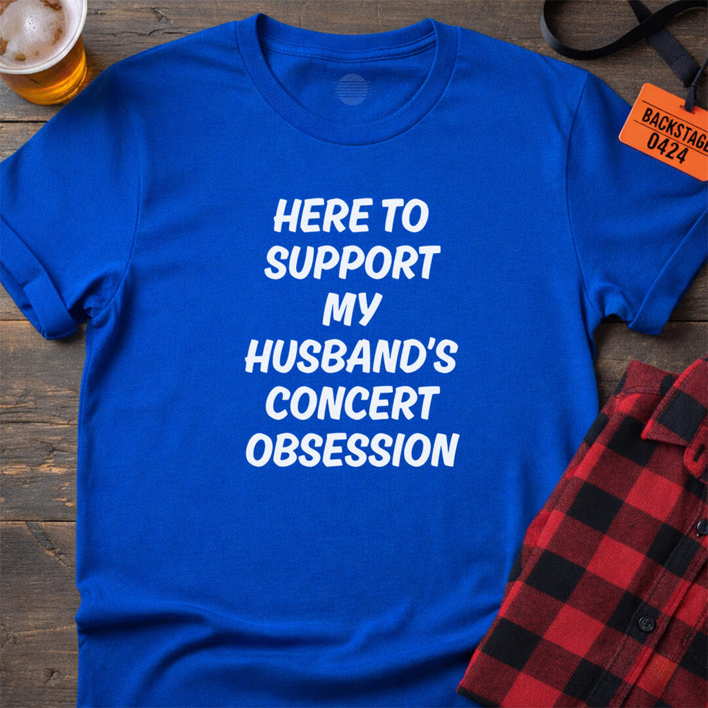 Husband's Concert Crew T-Shirt