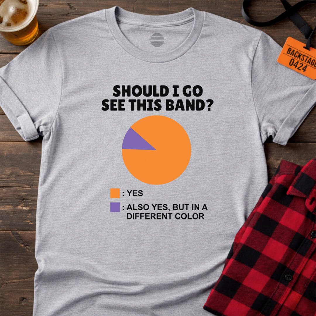 BAND DECISION CHART T-SHIRT