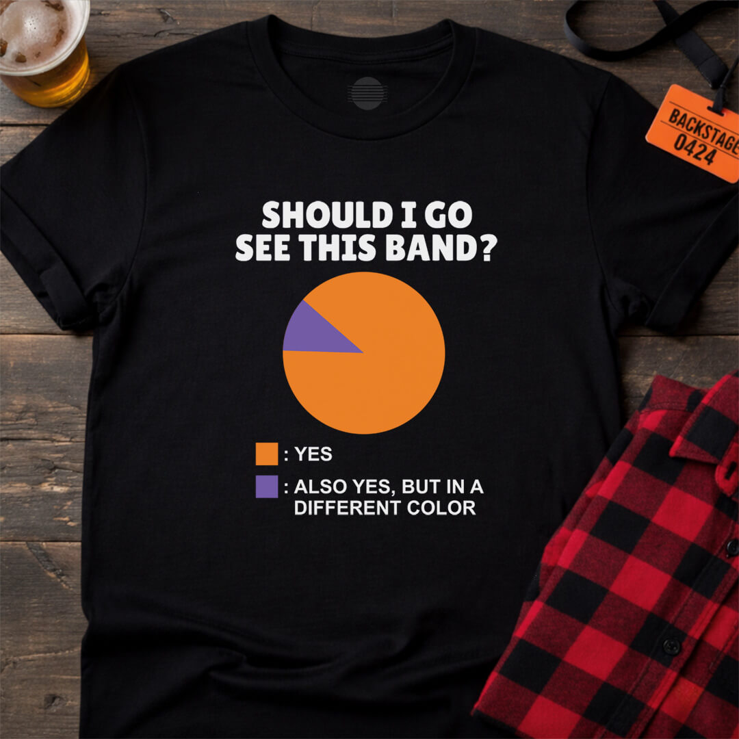 BAND DECISION CHART T-SHIRT