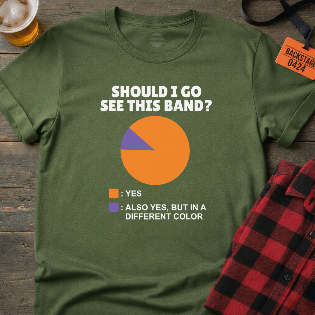 BAND DECISION CHART T-SHIRT