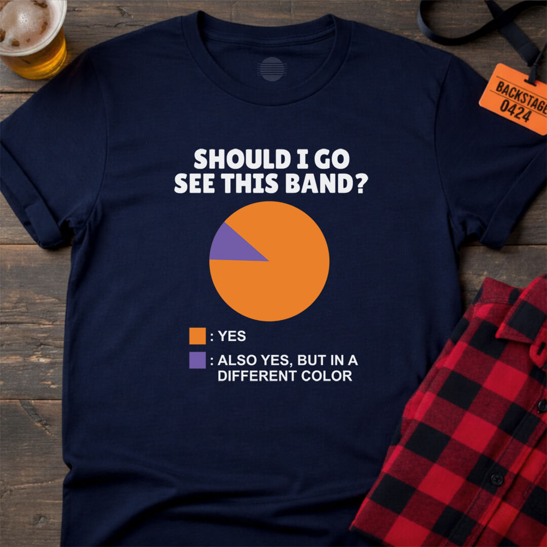 BAND DECISION CHART T-SHIRT