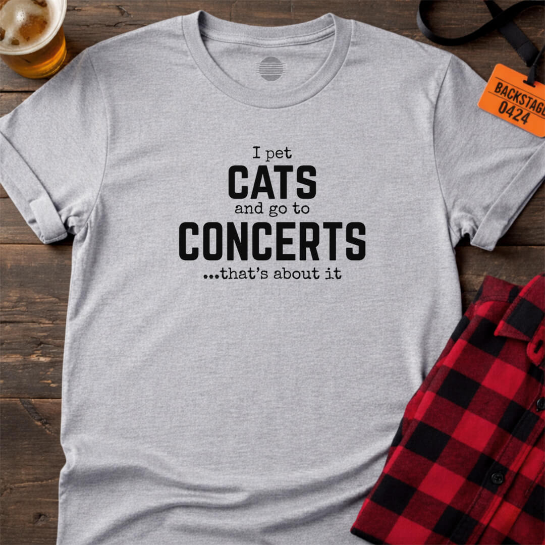 CATS & CONCERTS T-SHIRT
