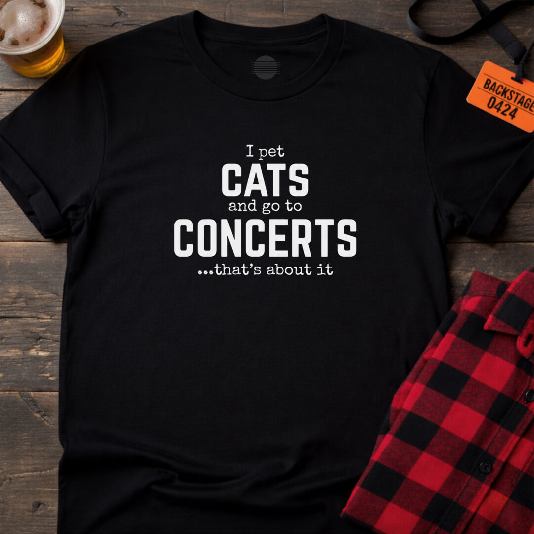 CATS & CONCERTS T-SHIRT